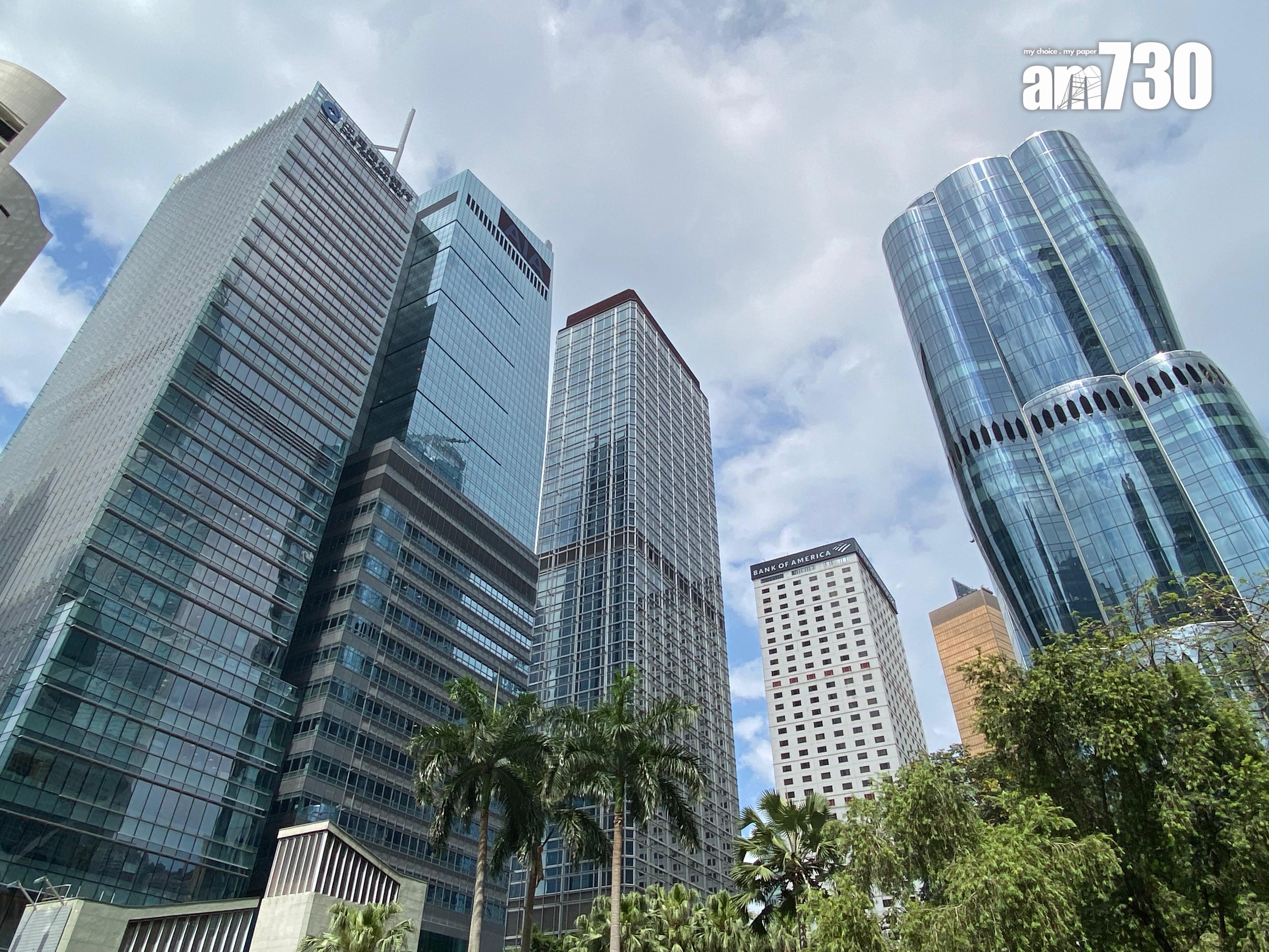 整體指標寫字樓租值連跌5年 累瀉近三成 中環中心跌幅最大|商廈市況