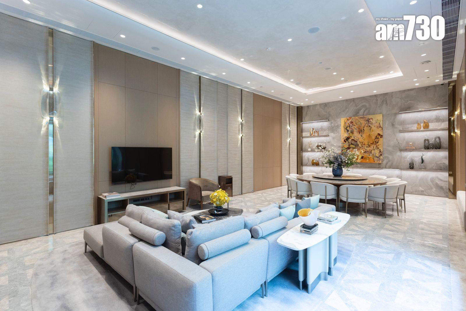 柏瓏現樓雙會所有得睇!佔地3.7萬呎 設四大主題區域(多圖有片)|錦上路新盤