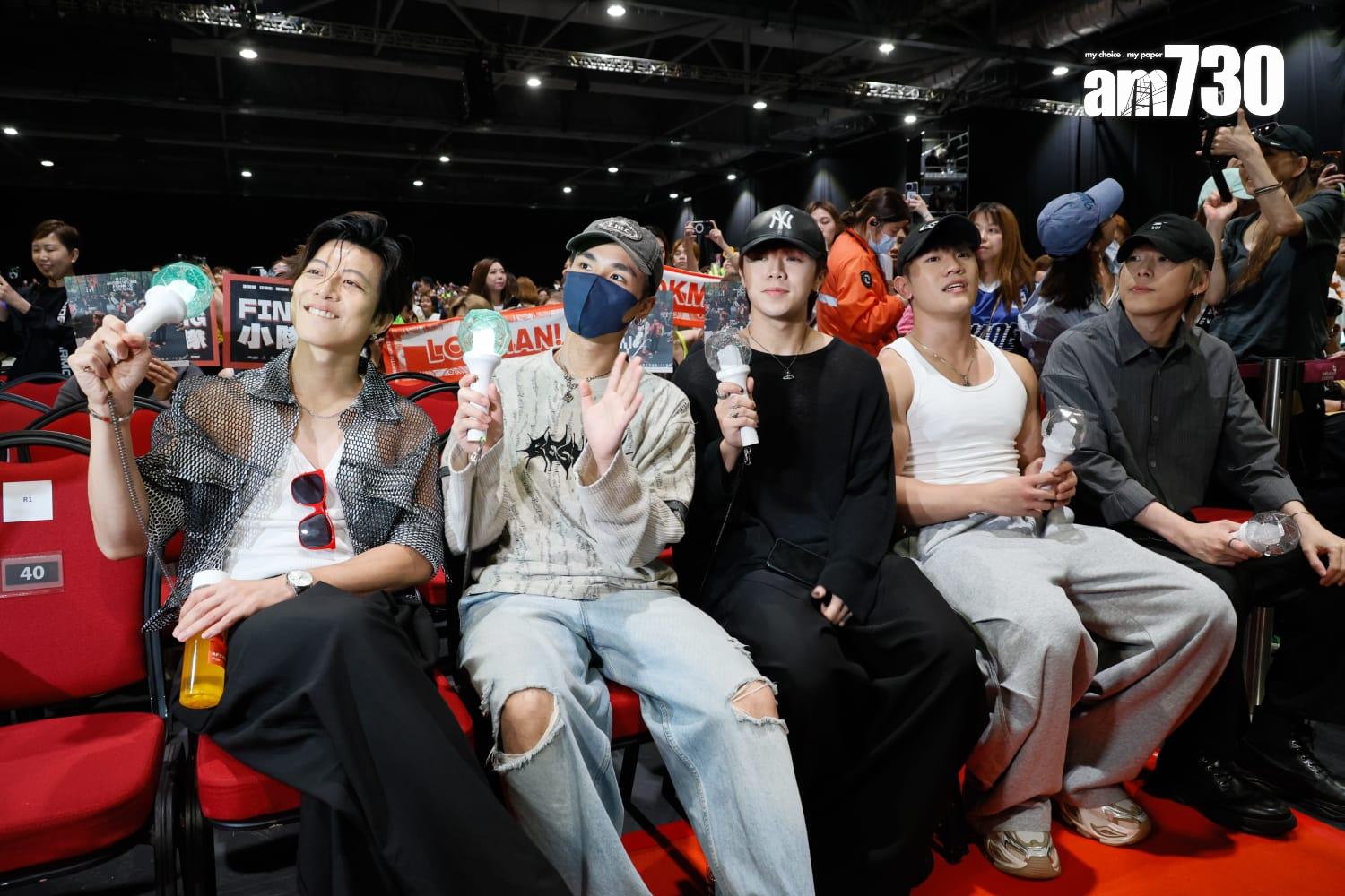 Lyman和ROVER四子齊齊捧大師兄場。(蘇文傑攝)