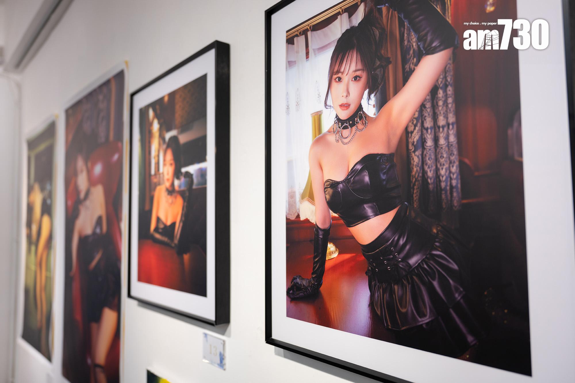 素海霖以繪麗奈身份辦首次相展暨畫展。 (娛樂組攝)