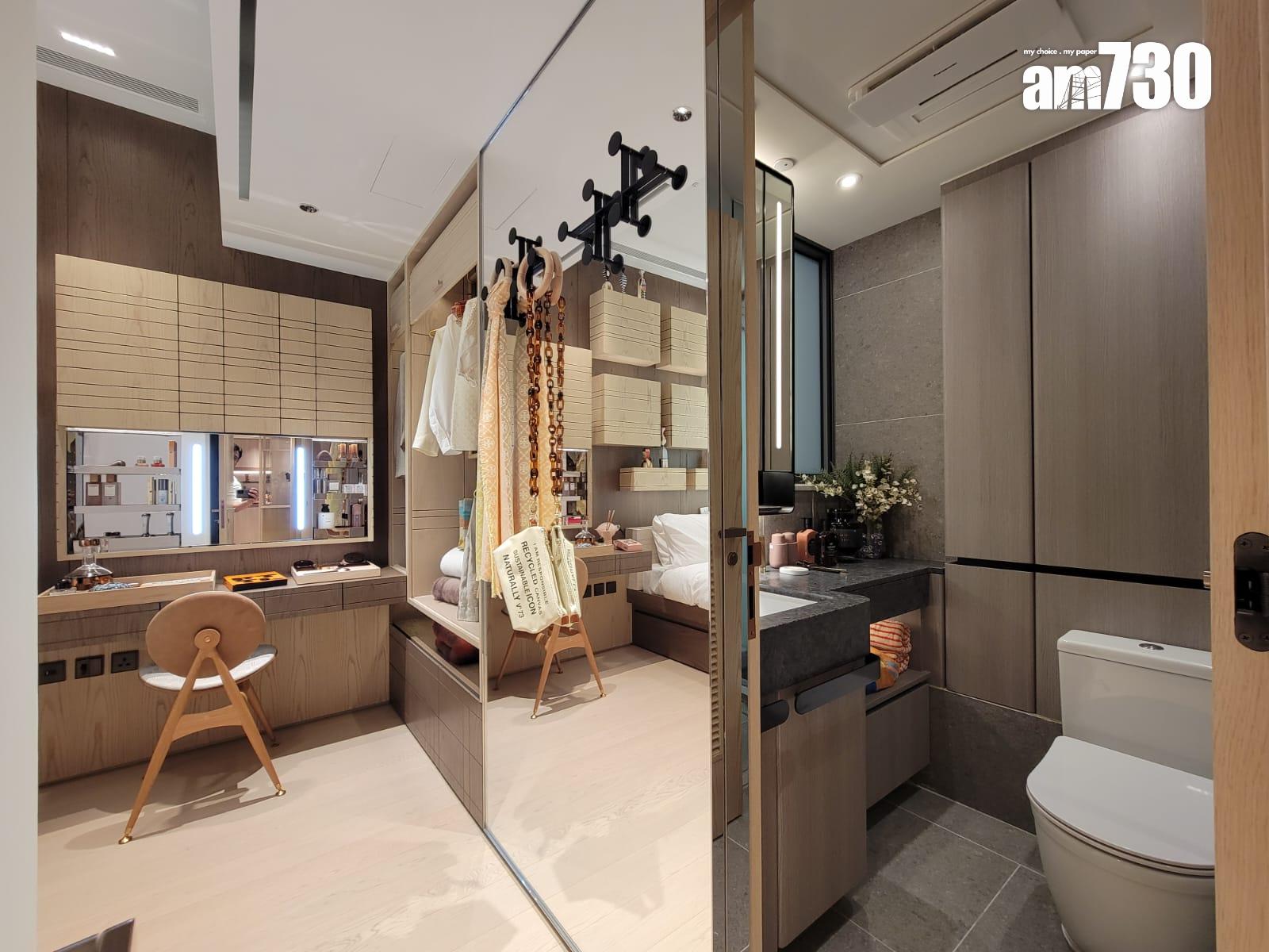 NOVO LAND示範單位|685呎連家具三房 隱藏式收納櫃增儲物空間(多圖有片)|屯門新盤