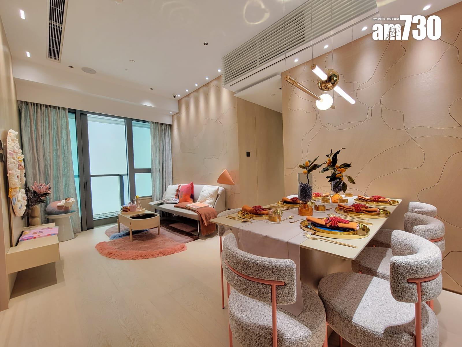 NOVO LAND示範單位|685呎連家具三房 隱藏式收納櫃增儲物空間(多圖有片)|屯門新盤