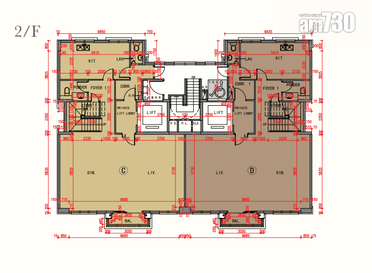 ONE STANLEY四房四套連傢俬天際複式示範大宅 露台可享南區海景 (多圖)|赤柱豪宅
