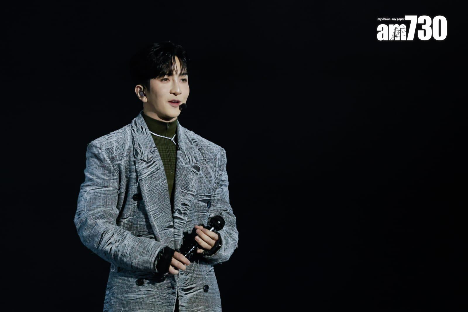 Anson Lo首度獻唱新歌《你都有今日》。(蘇文傑攝)