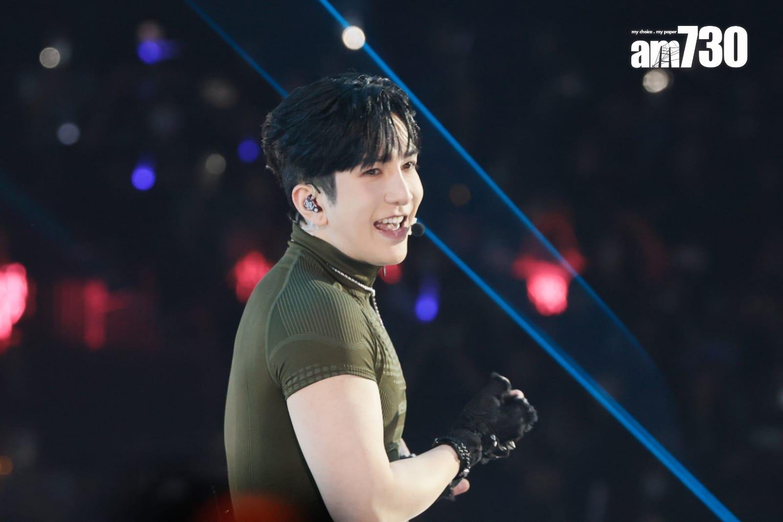 Anson Lo跳唱《Heartbreaker》。(蘇文傑攝)