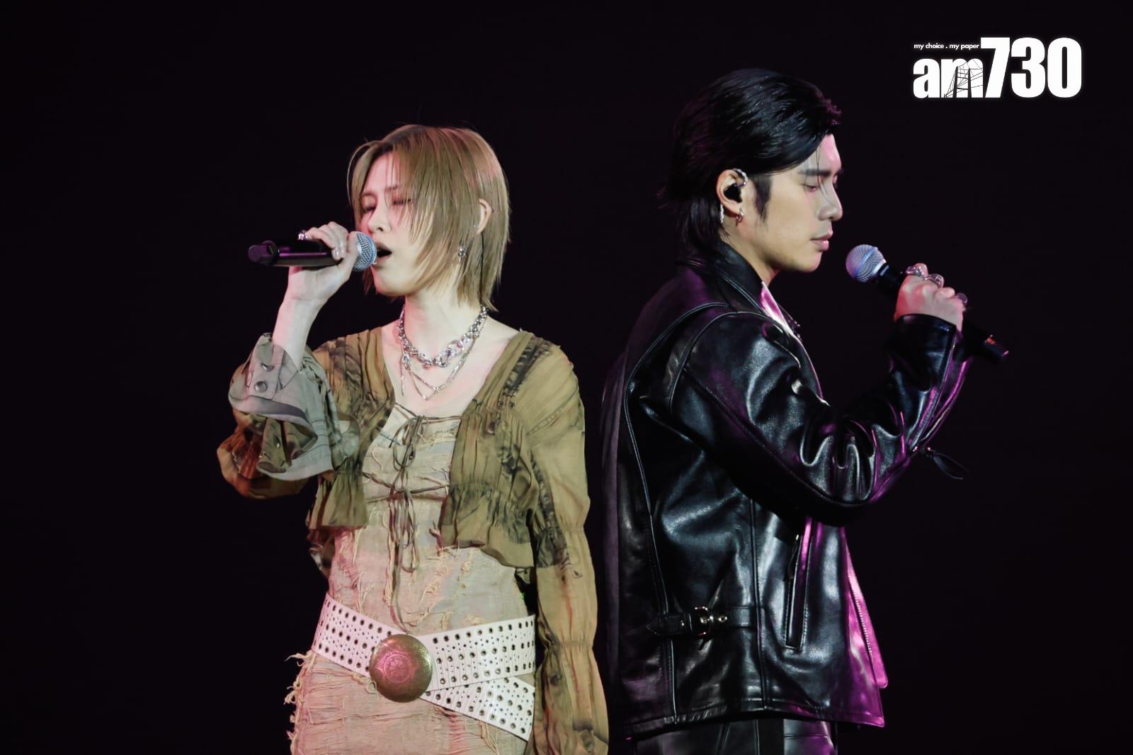 《第七屆 KKBOX 香港風雲榜 - The Beat Goes On》音樂會。(蘇文傑攝)