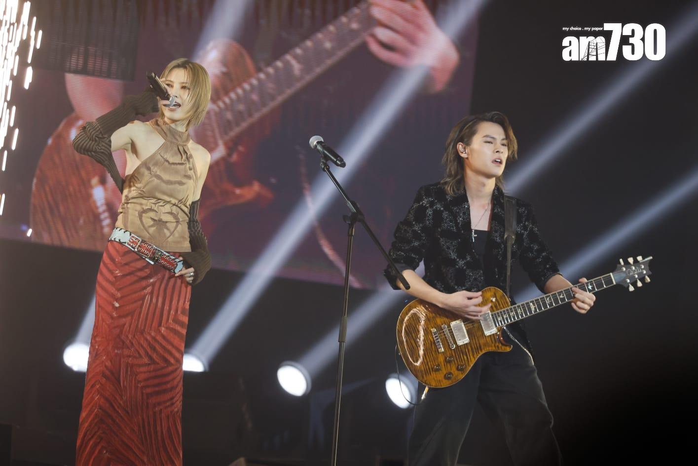 陳蕾和Tiger《我話事》。(蘇文傑攝)