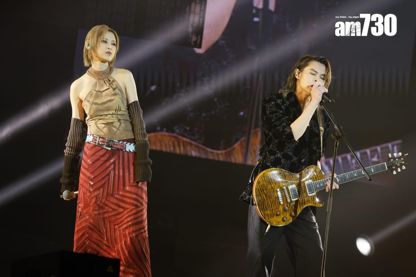 《第七屆 KKBOX 香港風雲榜 - The Beat Goes On》音樂會。(蘇文傑攝)