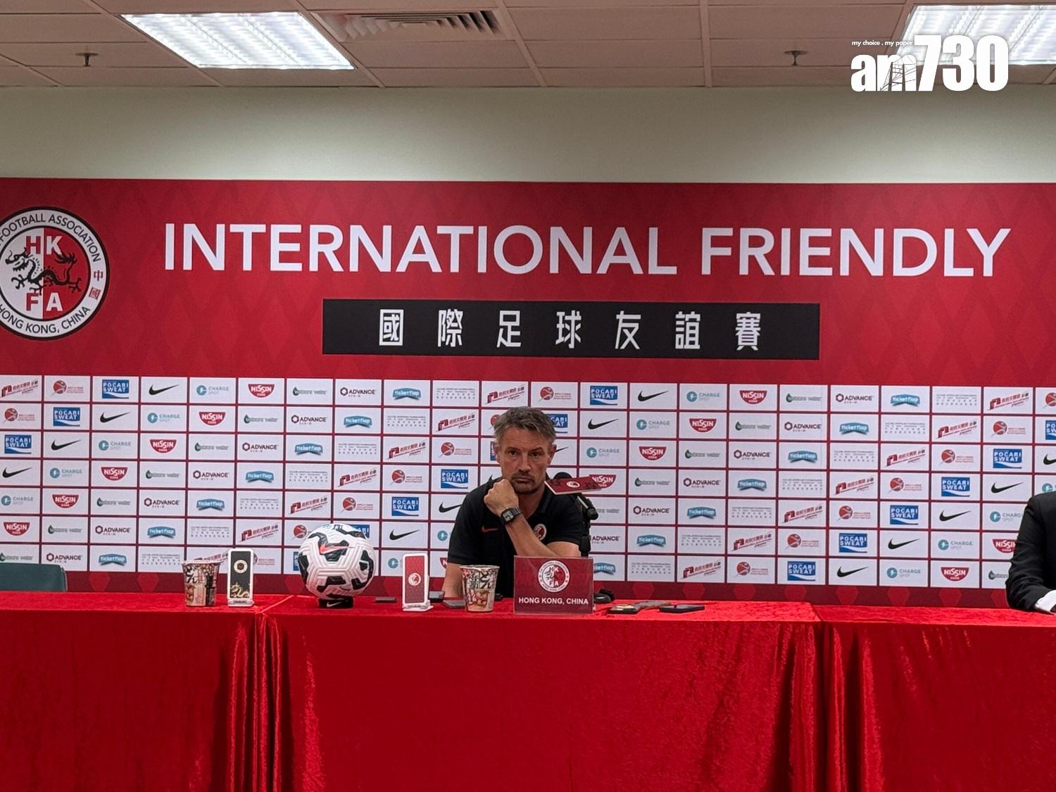 港隊主帥韋斯活。(《am730》記者攝)