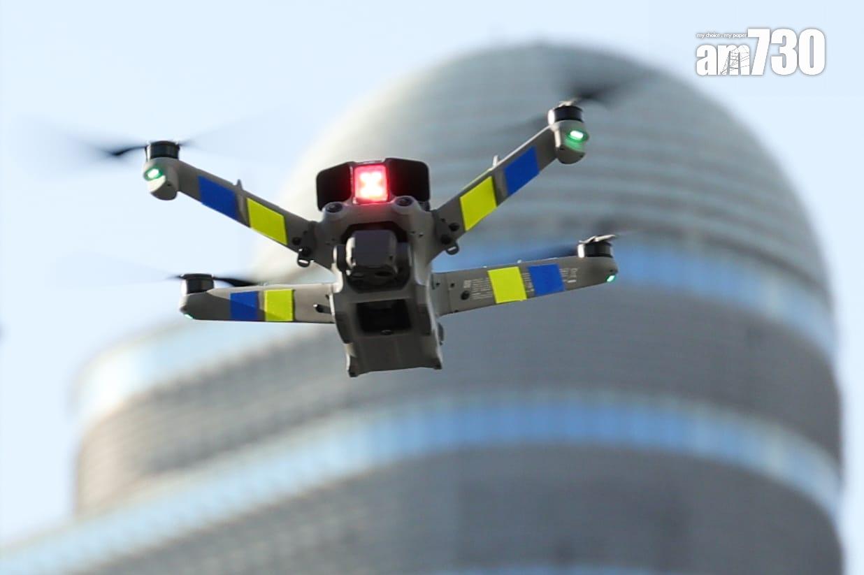 警方無人機油麻地巡邏 遇罪案或調低飛行高度搜證