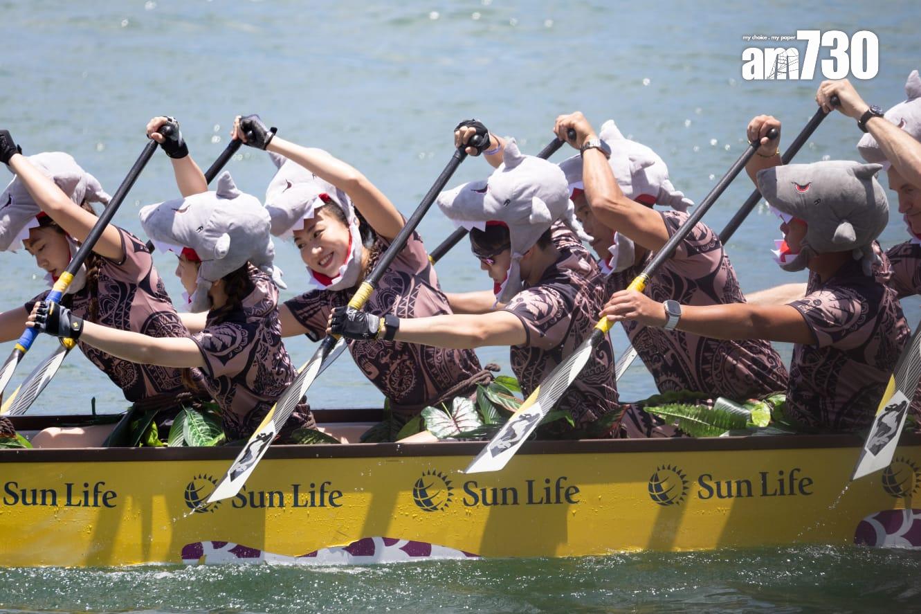 香港國際龍舟邀請賽。(蘇文傑攝)