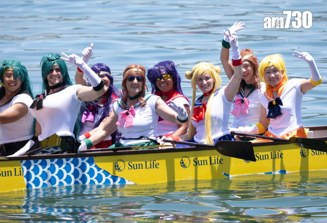 香港國際龍舟邀請賽。(蘇文傑攝)