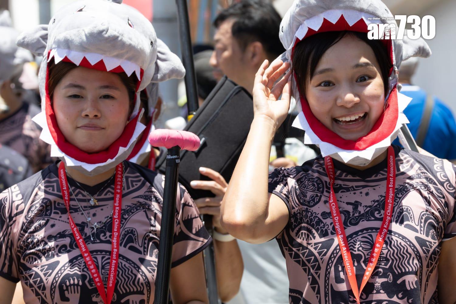 各隊伍都使出渾身解數扮鬼扮馬。(蘇文傑攝)