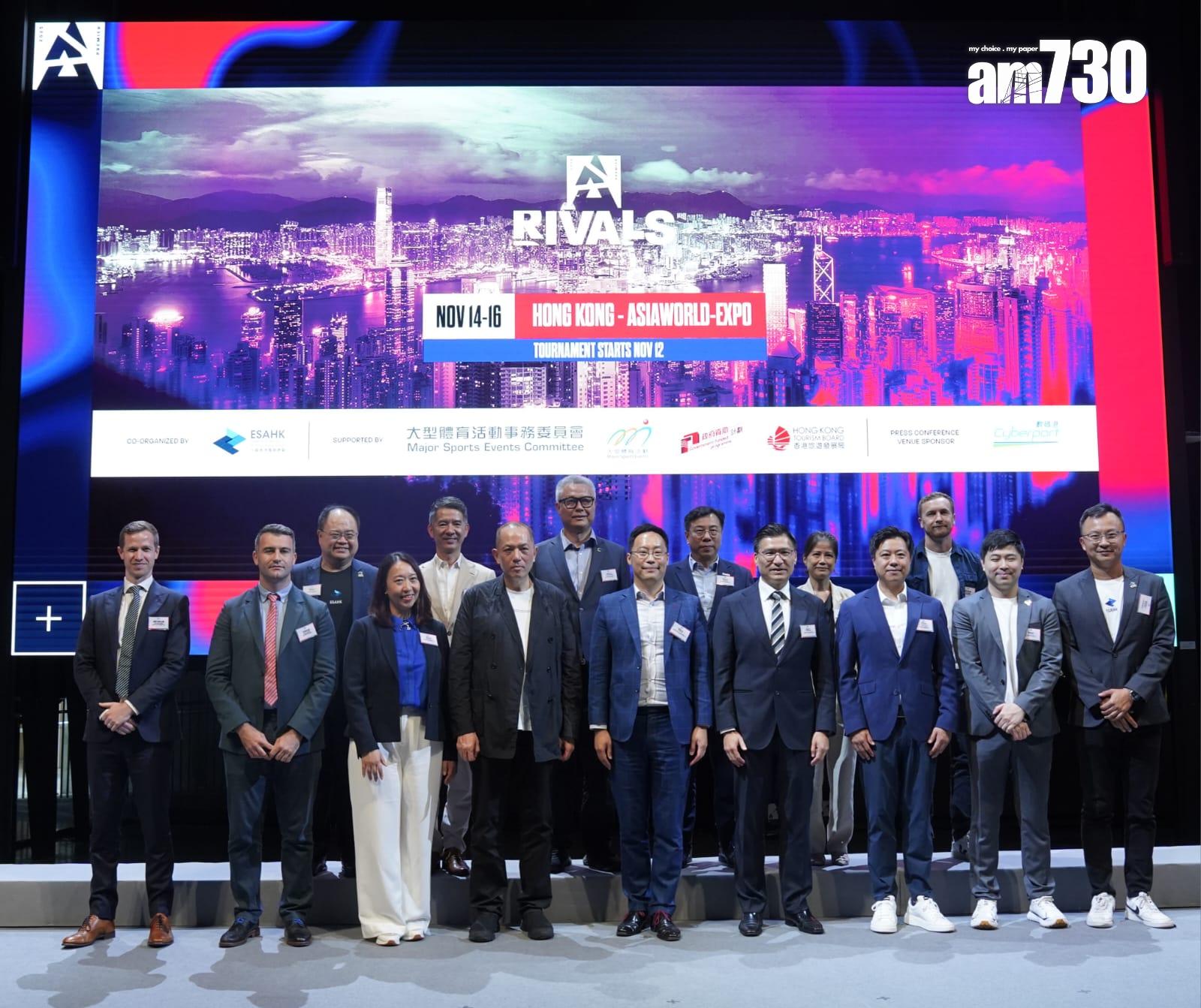 國際電競賽事「BLAST Premier」移師香港亞博,料3.3萬人次到場。(歐迪栢攝)