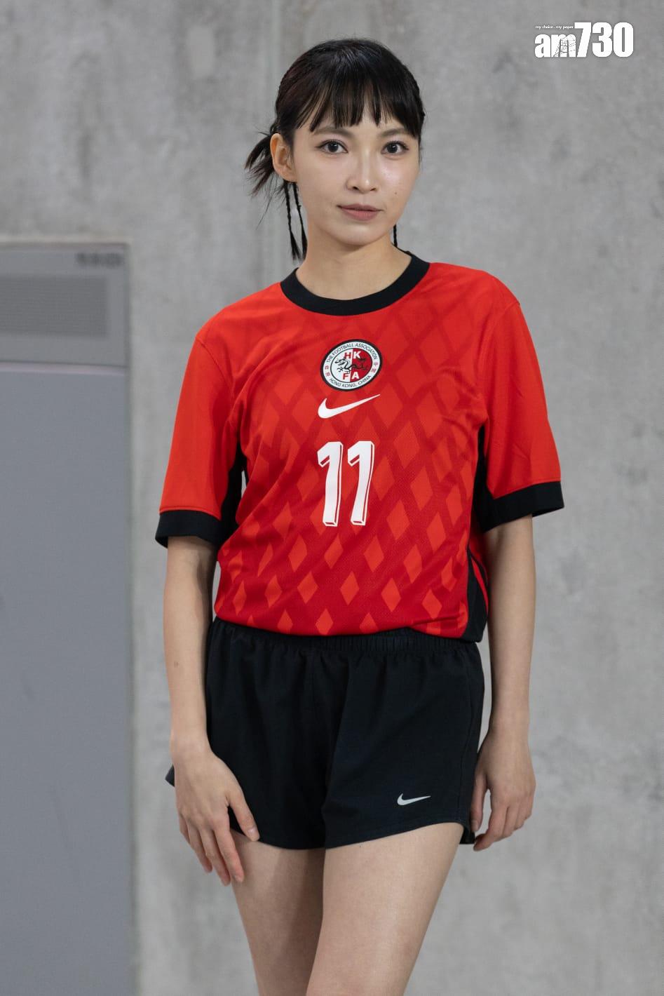 郭思擔任半場表演嘉賓。(蘇文傑攝)