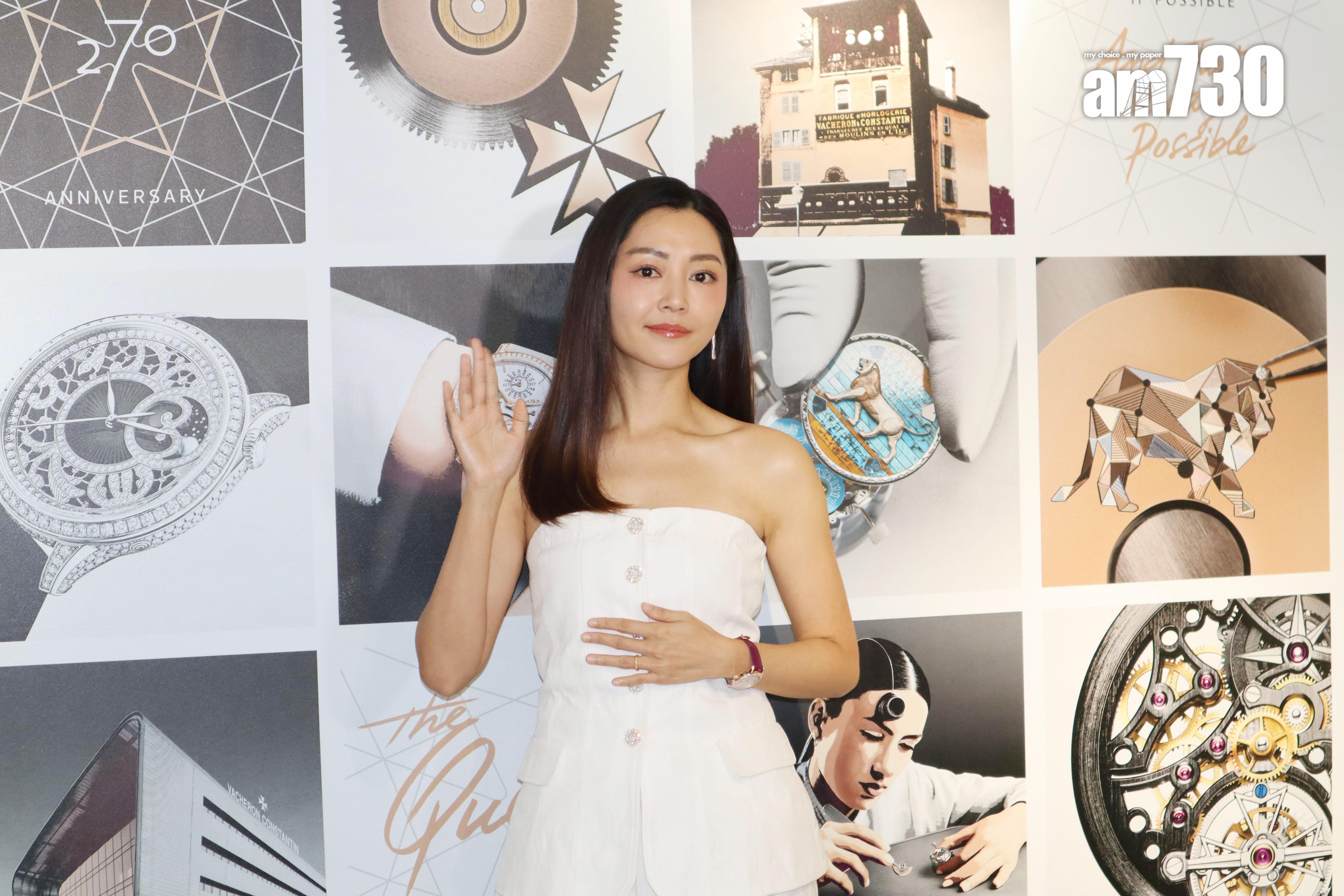 談到追究責任,衛詩雅表示交由老公自己決定。 (娛樂組攝)