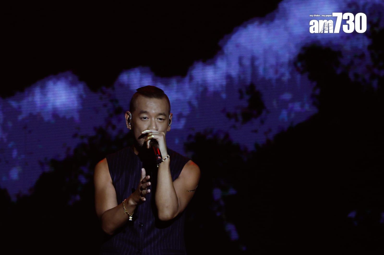 麥浚龍於亞博舉行《The Album: In the Name of a Father.》演唱會。(蘇文傑攝)