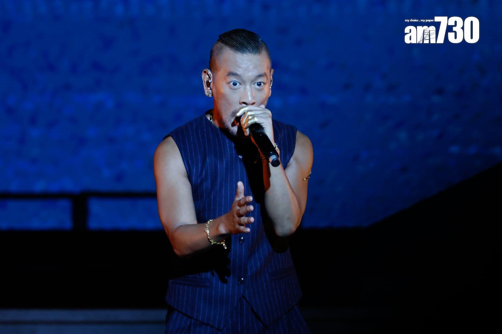 麥浚龍於亞博舉行《The Album: In the Name of a Father.》演唱會。(蘇文傑攝)