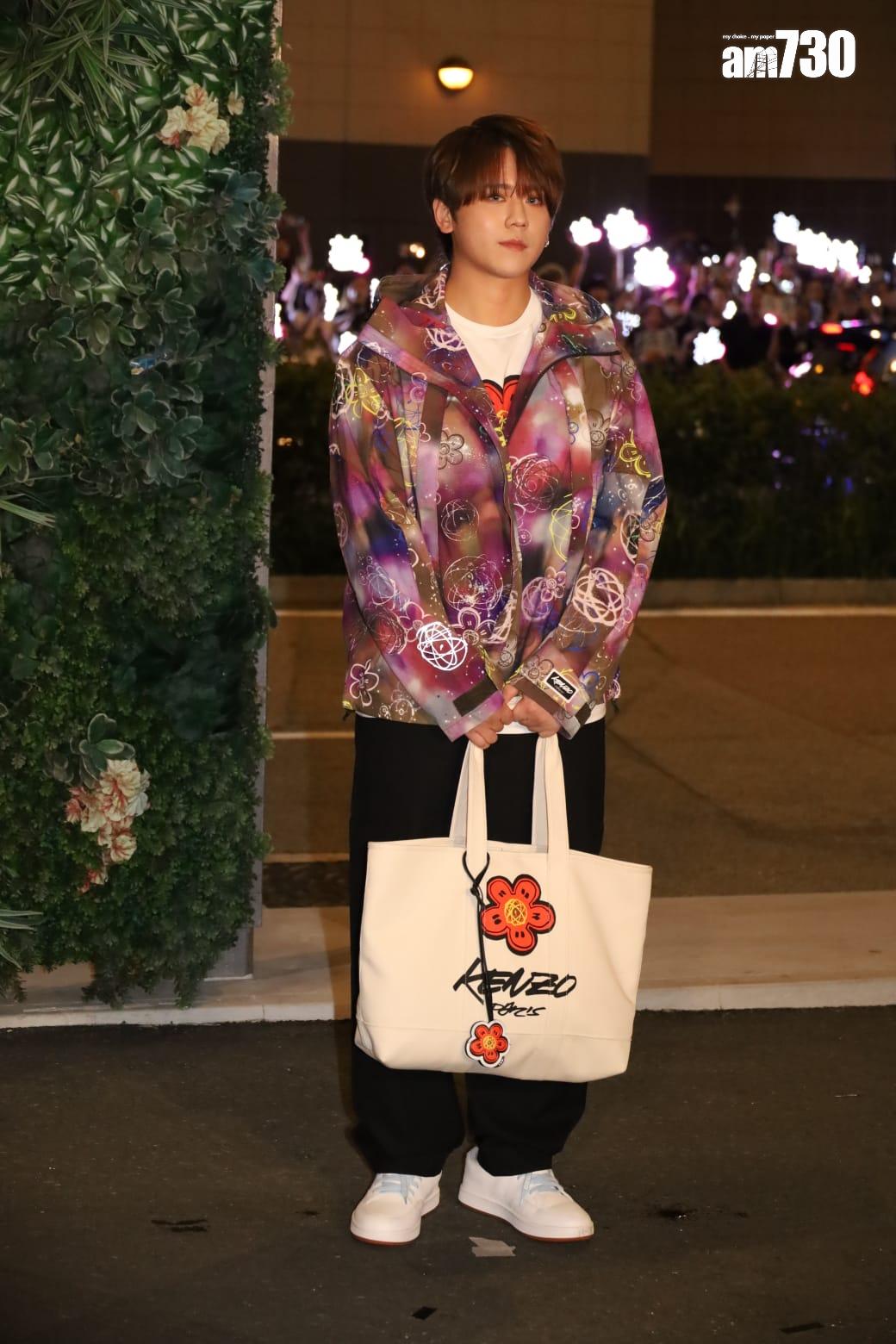 姜濤出發往巴黎前回應墮海一事。(鍾式明攝)