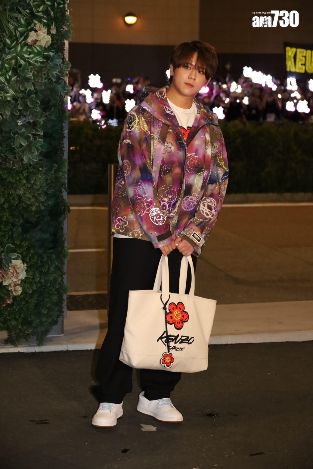 姜濤出發往巴黎前回應墮海一事。(鍾式明攝)