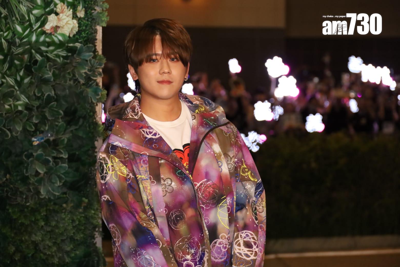 姜濤出發往巴黎前回應墮海一事。(鍾式明攝)