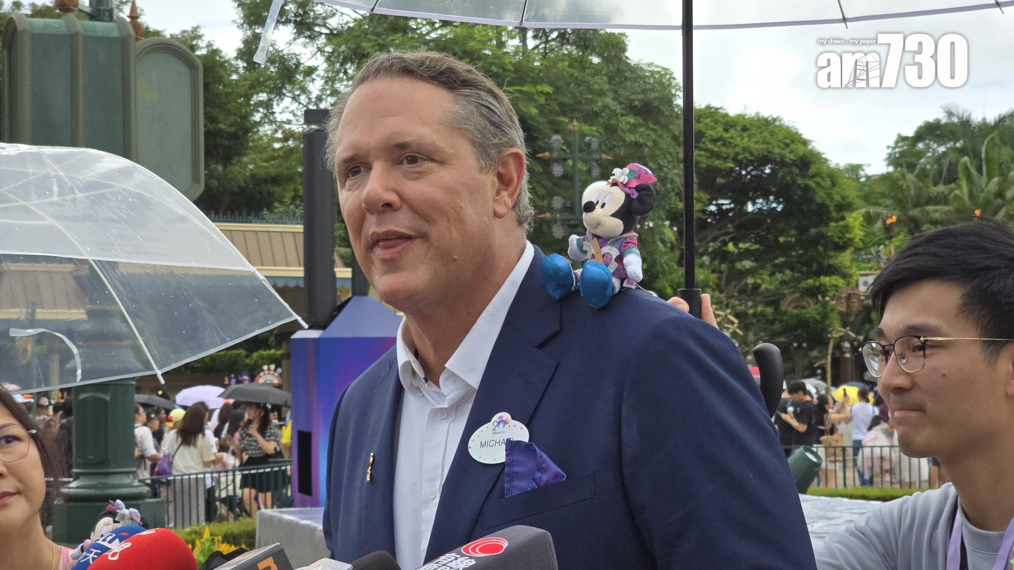 香港迪士尼樂園度假區行政總裁莫偉庭。(李朗僑攝)