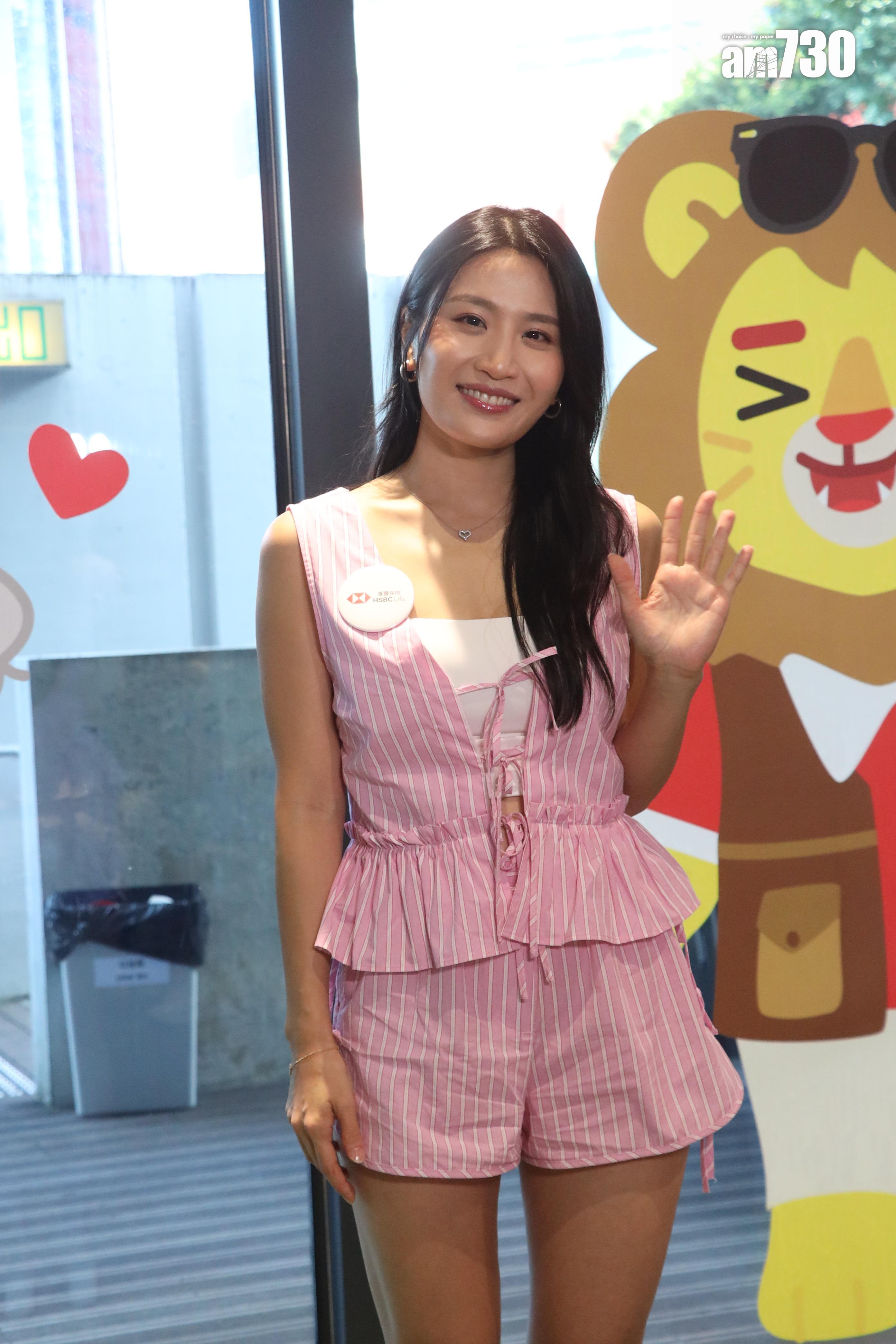 Coffee林芊妤懷胎四個月,仍保持到fit身材。(娛樂組攝)