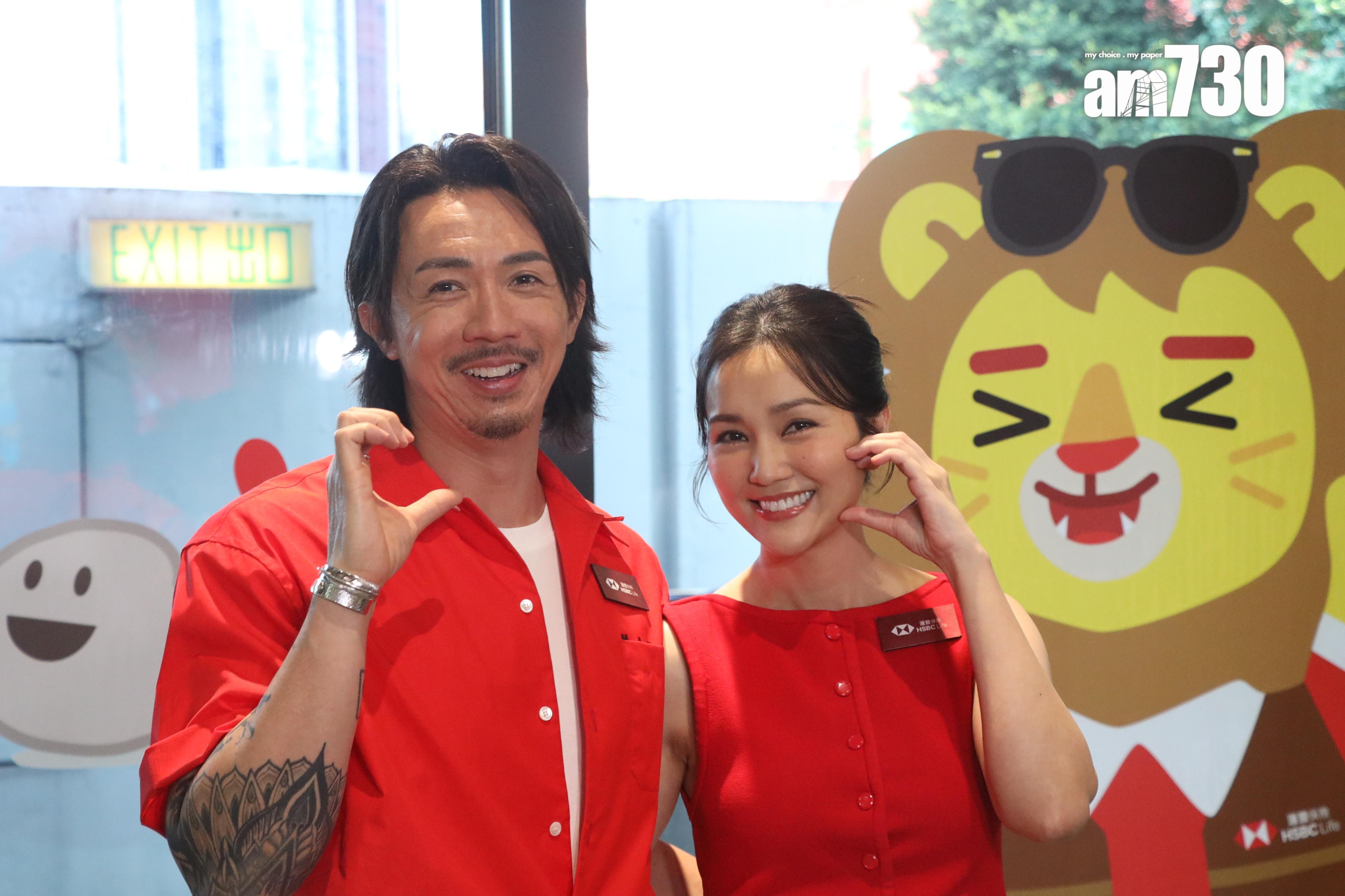 張繼聰謝安琪夫妻檔出席親子戲劇體驗活動。