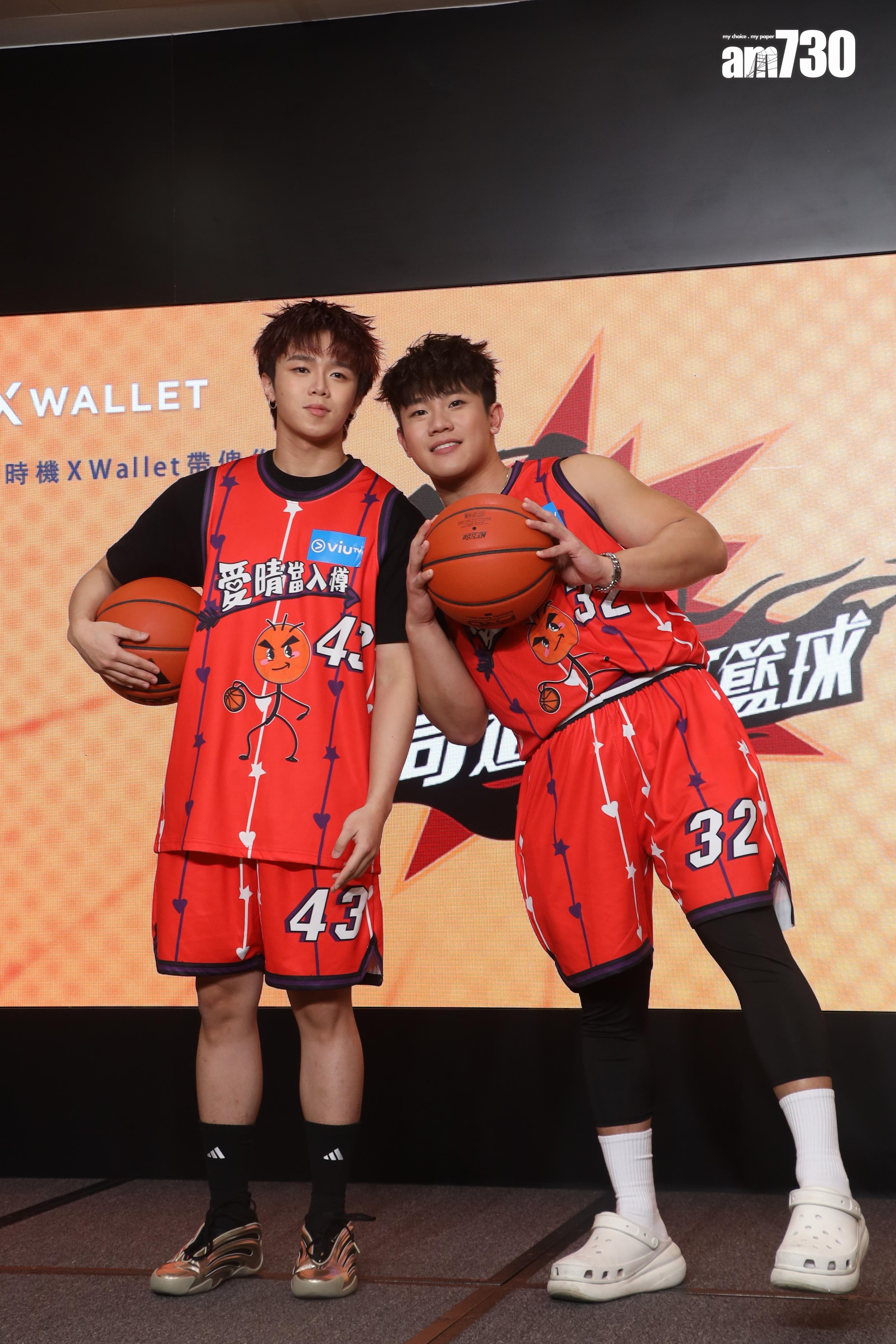 《公司逼我打籃球》記者會。(娛樂組攝)