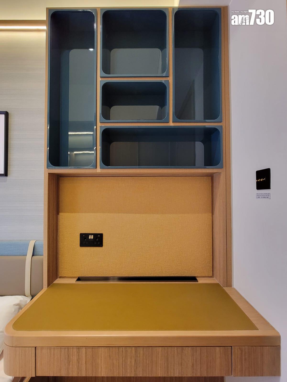 滶晨示範單位|494呎連家具兩房 木系設計深綠色主調 (多圖有片)|黃竹坑新盤