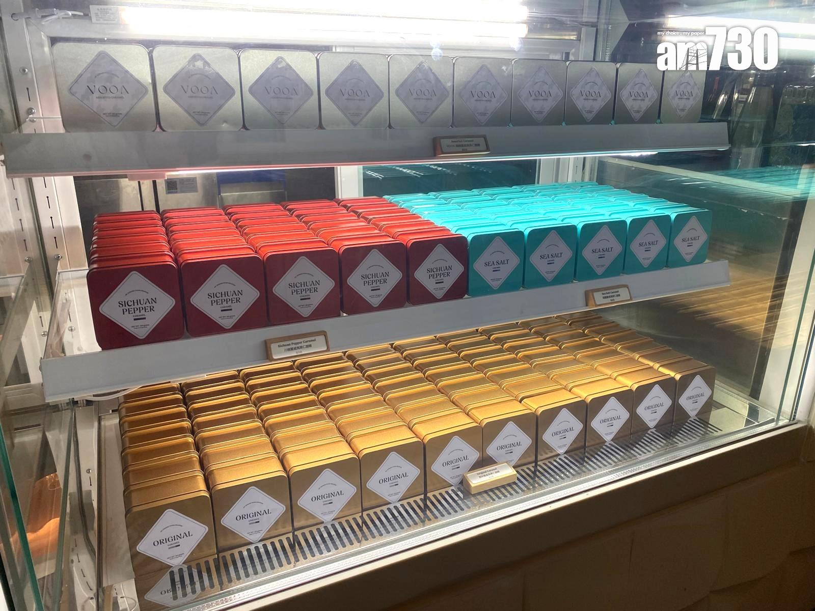 曲奇有喇沙、黑椒、香葉幾款新加坡鹹香濃郁口味。