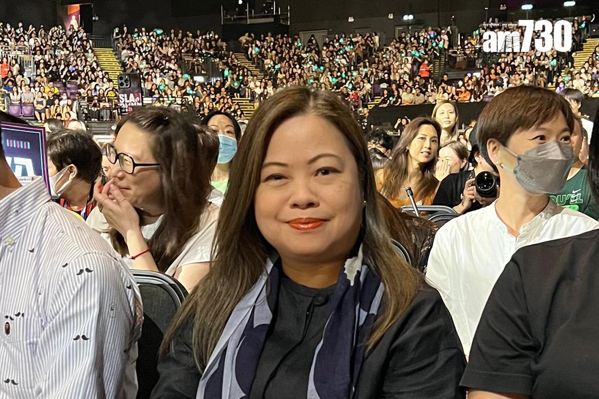 羅淑佩不時親身入場欣賞演唱會。(資料圖片/娛樂組攝)