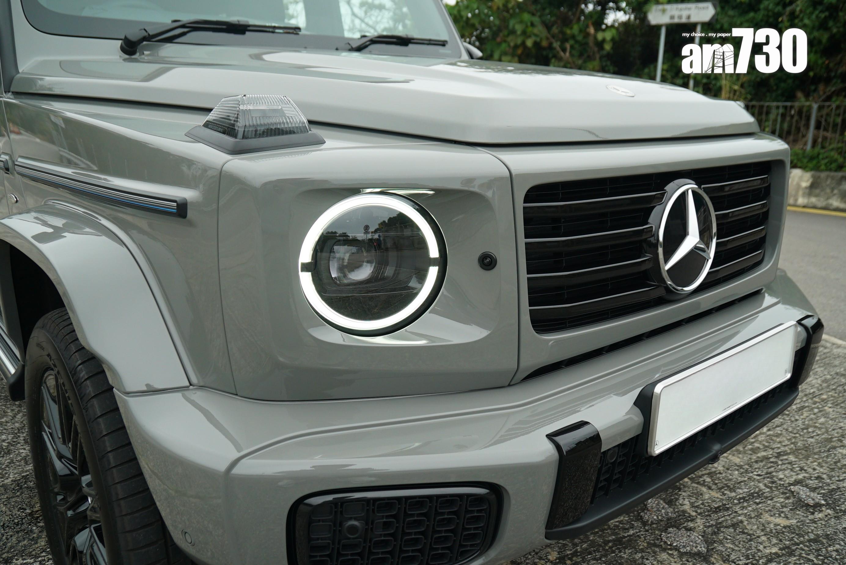 G 580e EDITION ONE的鬼面罩設計跟AMG Line不同。