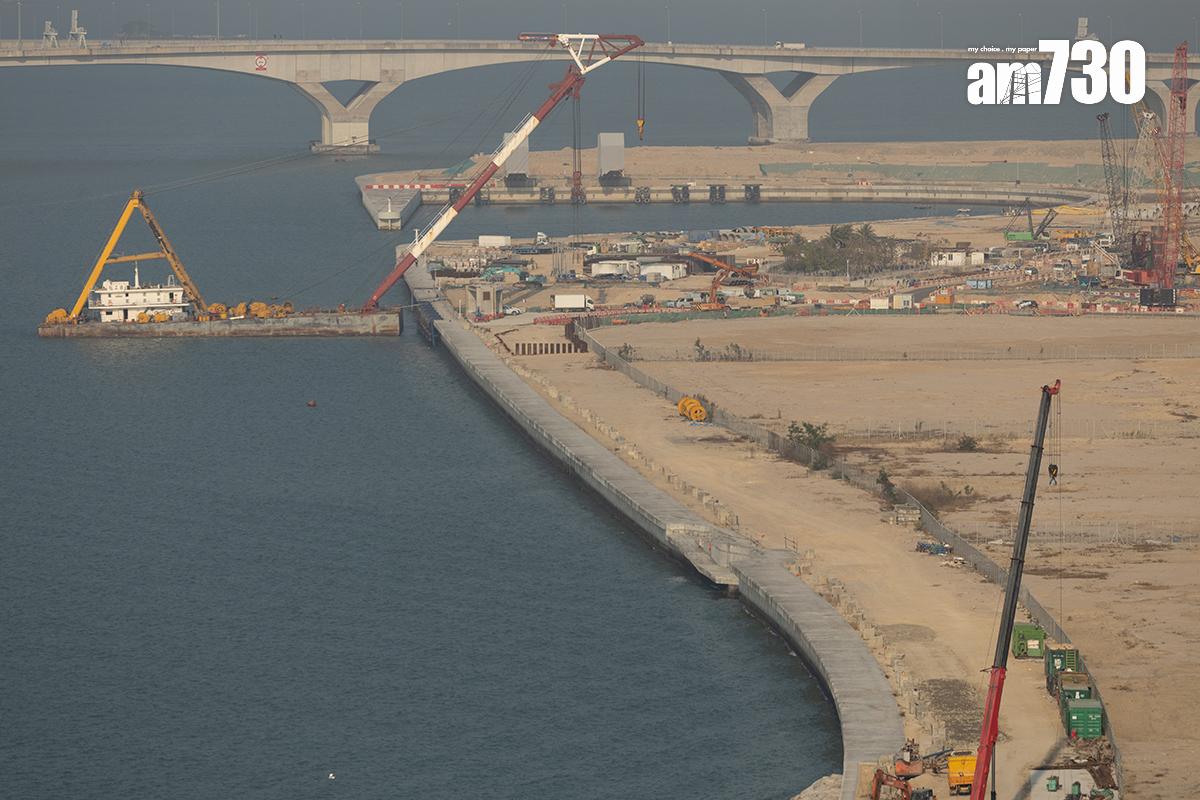 甯漢豪表示,填海發展等推動發展過程容易衍生「軟對抗」。(資料圖片/蘇文傑攝)