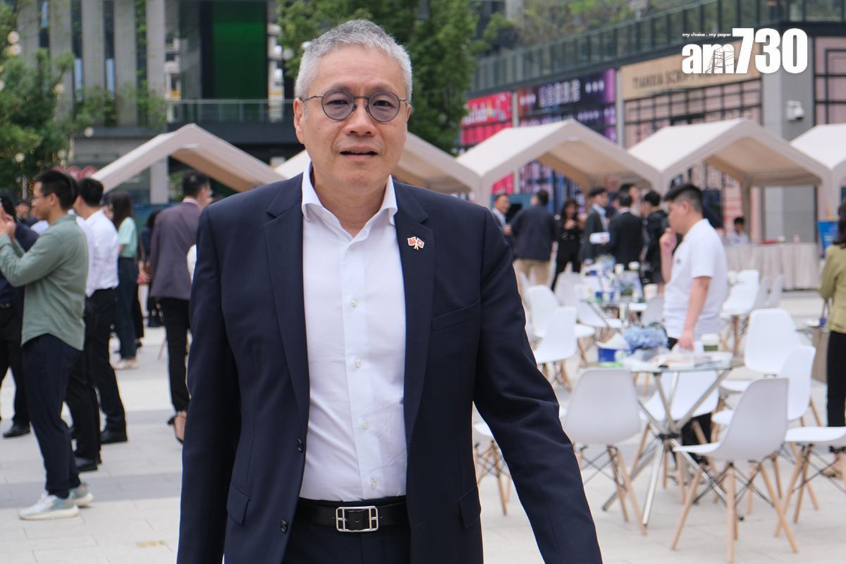 管浩鳴獲頒銀紫荊星章。(資料圖片/羅庸軒攝)