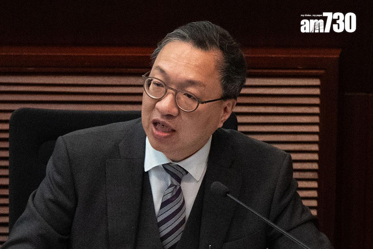 林定國獲頒金紫荊星章,政府指他成功完成制定《維護國家安全條例》的歷史任務。(資料圖片)