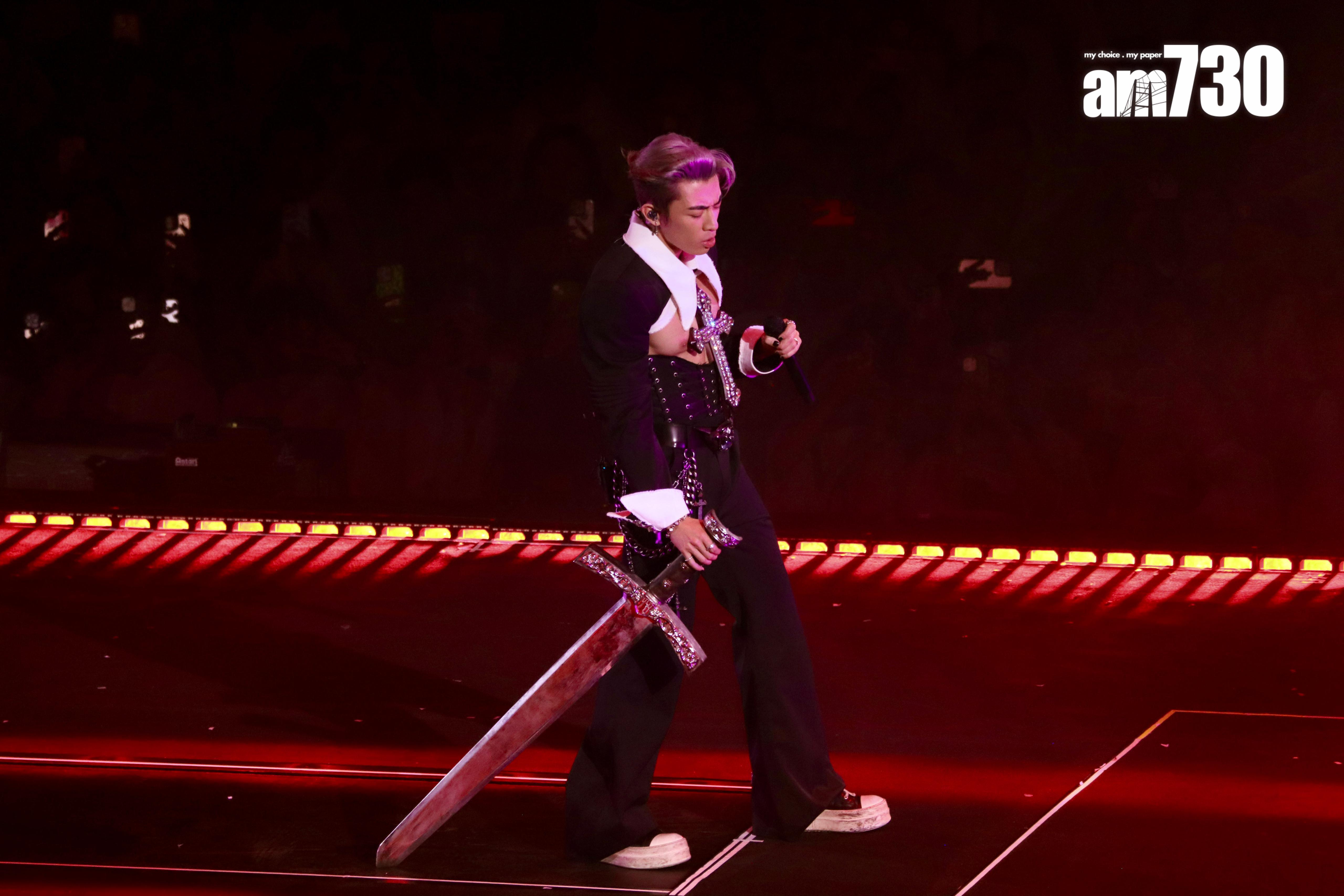 Tyson Yoshi一連三場的啟德體藝館演唱會已經開鑼。 (娛樂組攝)