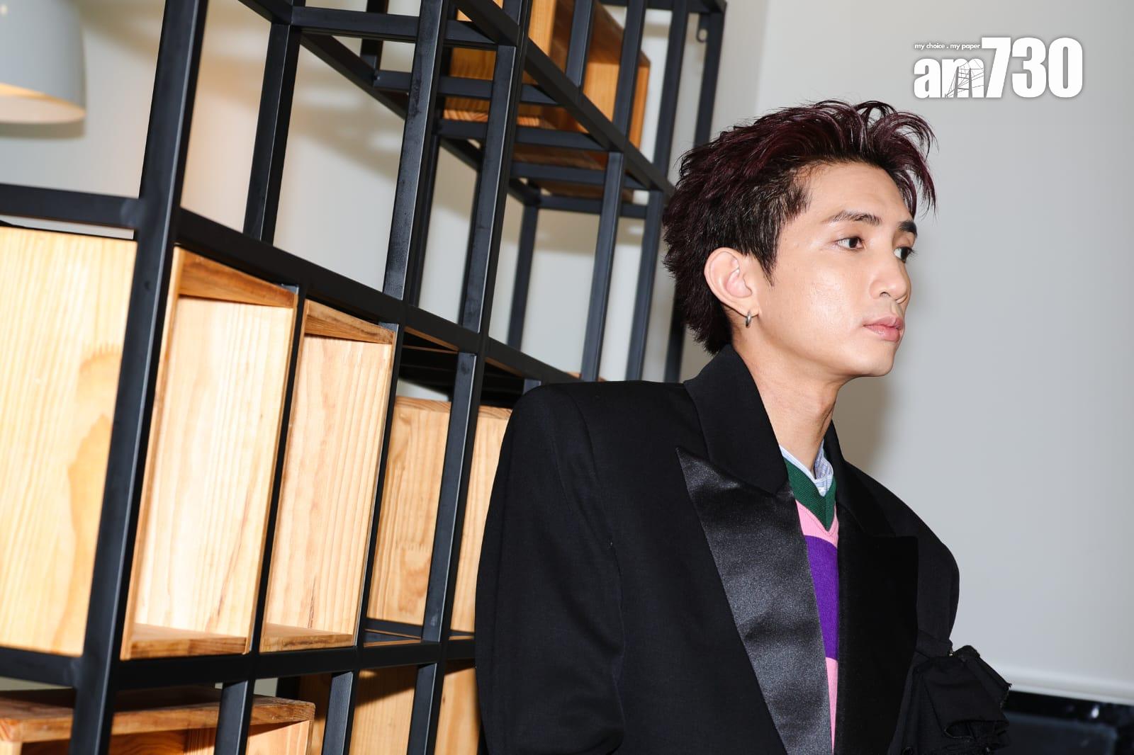 Lokman對於fans在網上發起「自己隊長自己撐」,感受滿分的溫度。(吳康琦攝)