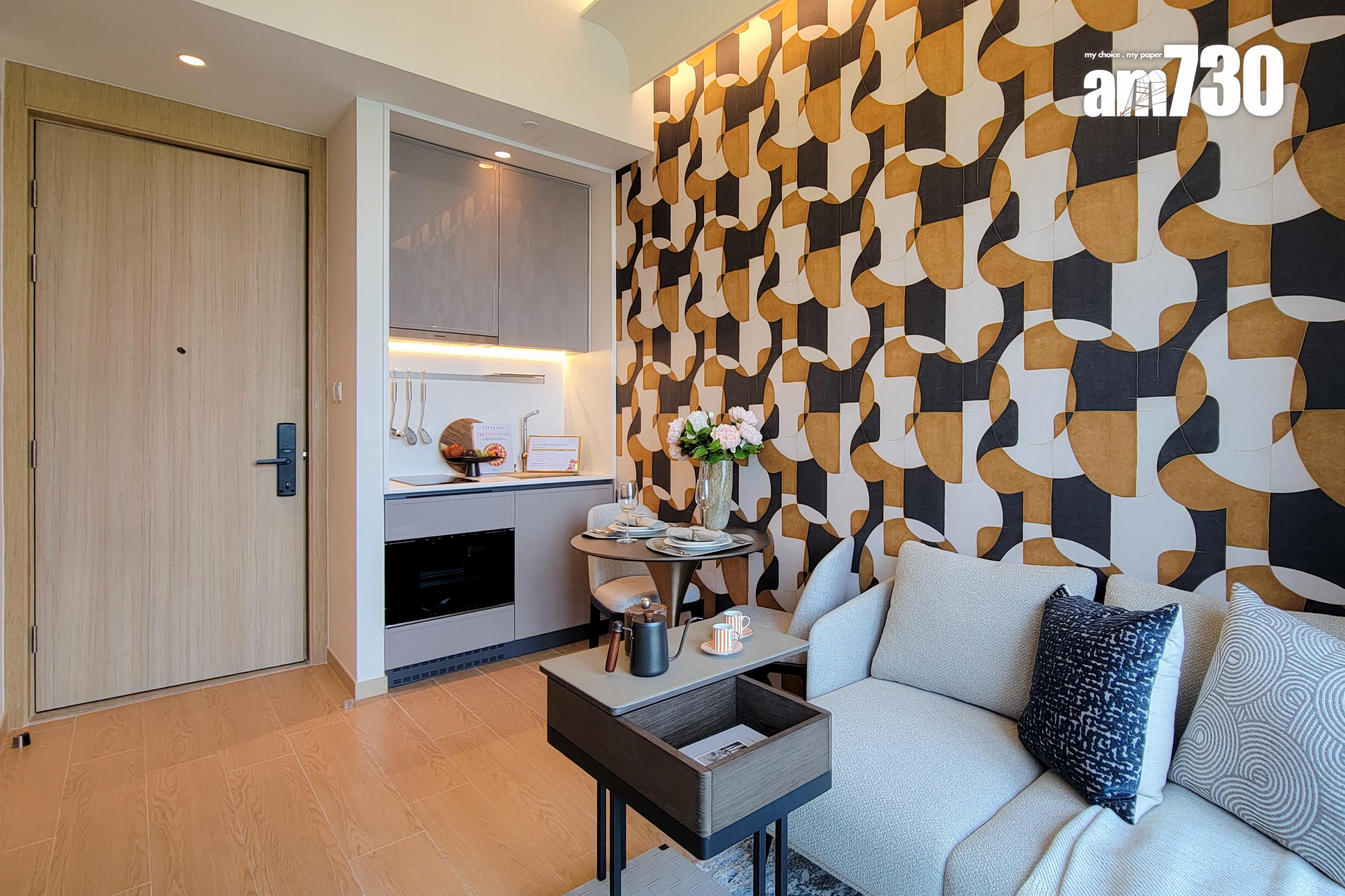 朗日峰示範單位|278呎交樓標準及連家具一房同時睇 樓高3.5米空間感十足(多圖有片)|元朗新盤