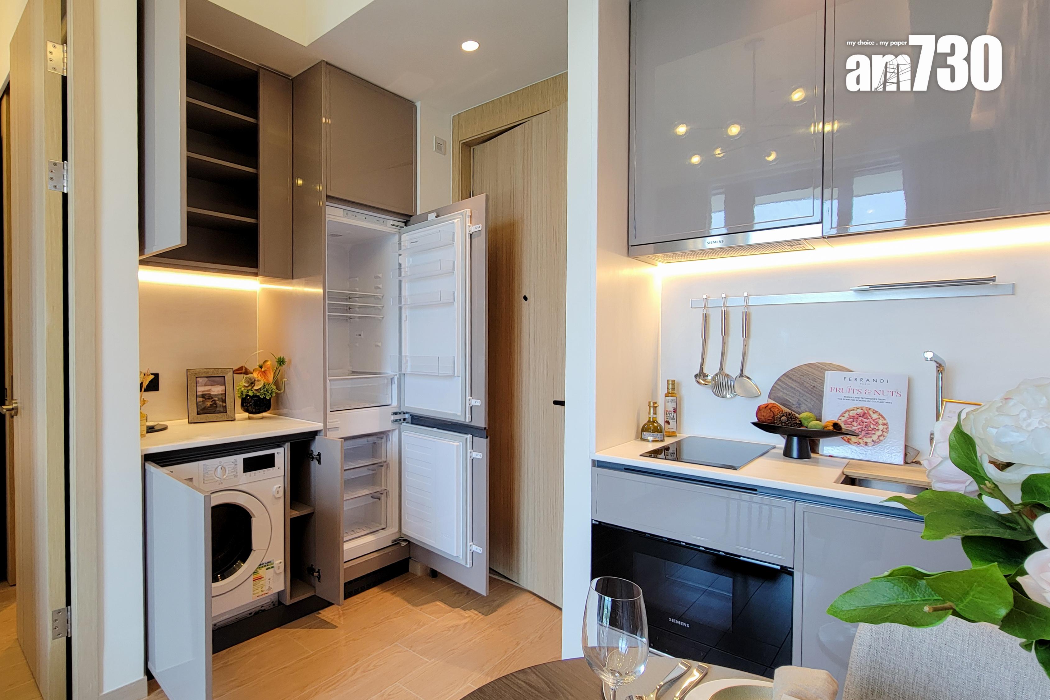 朗日峰示範單位|278呎交樓標準及連家具一房同時睇 樓高3.5米空間感十足(多圖有片)|元朗新盤