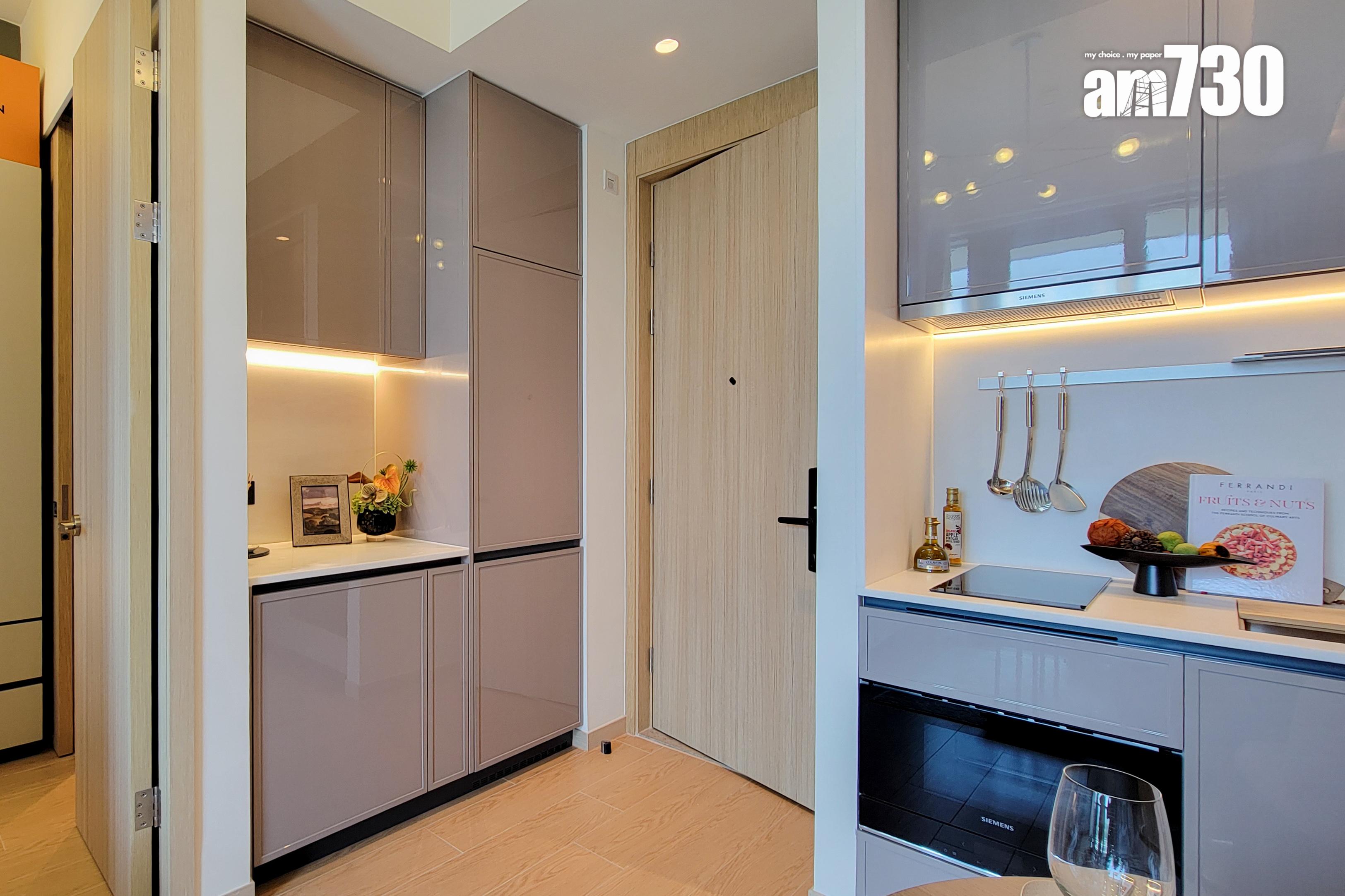 朗日峰示範單位|278呎交樓標準及連家具一房同時睇 樓高3.5米空間感十足(多圖有片)|元朗新盤