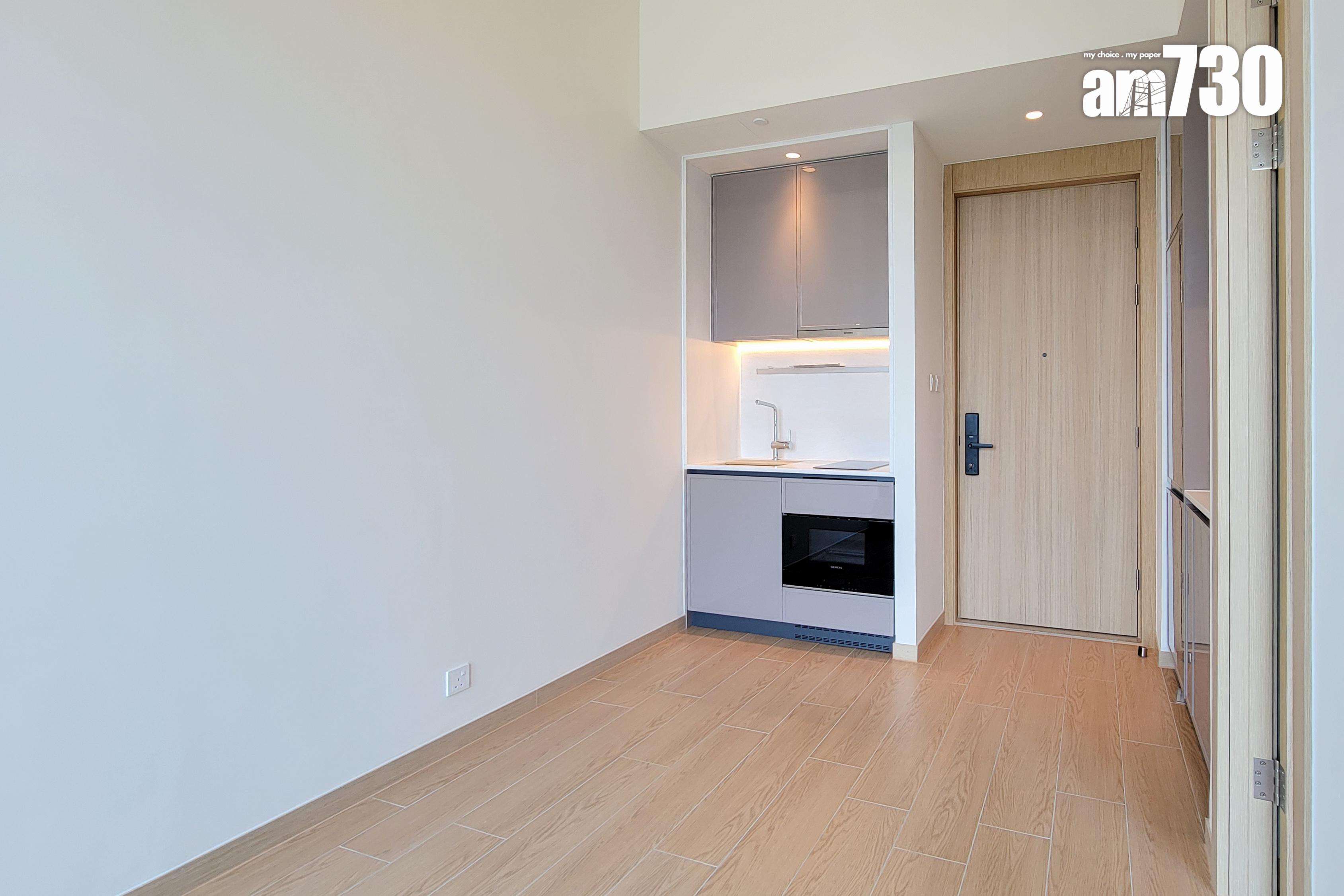 朗日峰示範單位|278呎交樓標準及連家具一房同時睇 樓高3.5米空間感十足(多圖有片)|元朗新盤