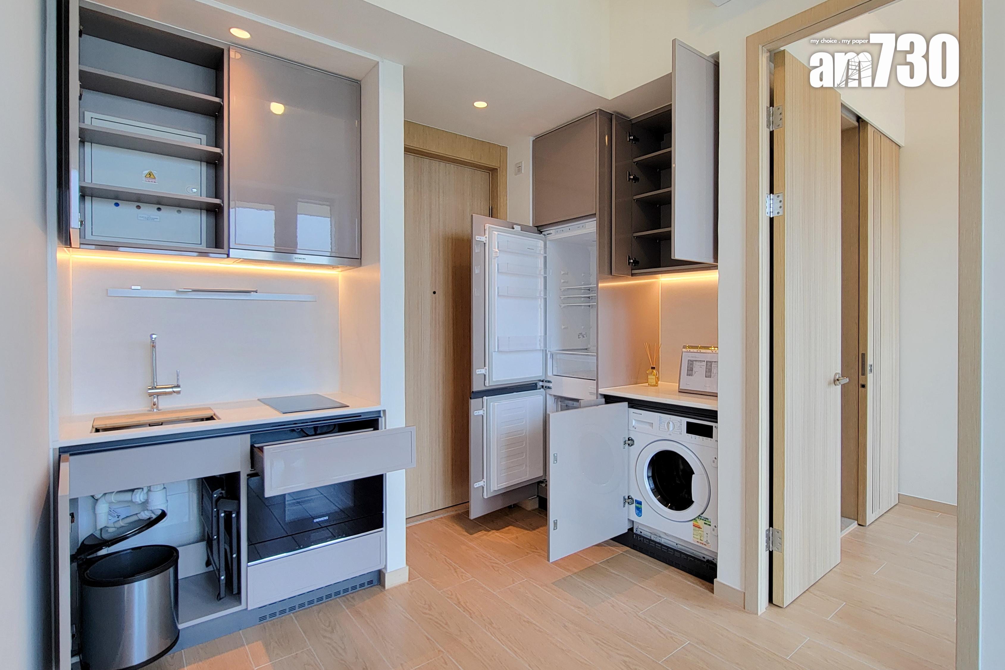 朗日峰示範單位|278呎交樓標準及連家具一房同時睇 樓高3.5米空間感十足(多圖有片)|元朗新盤