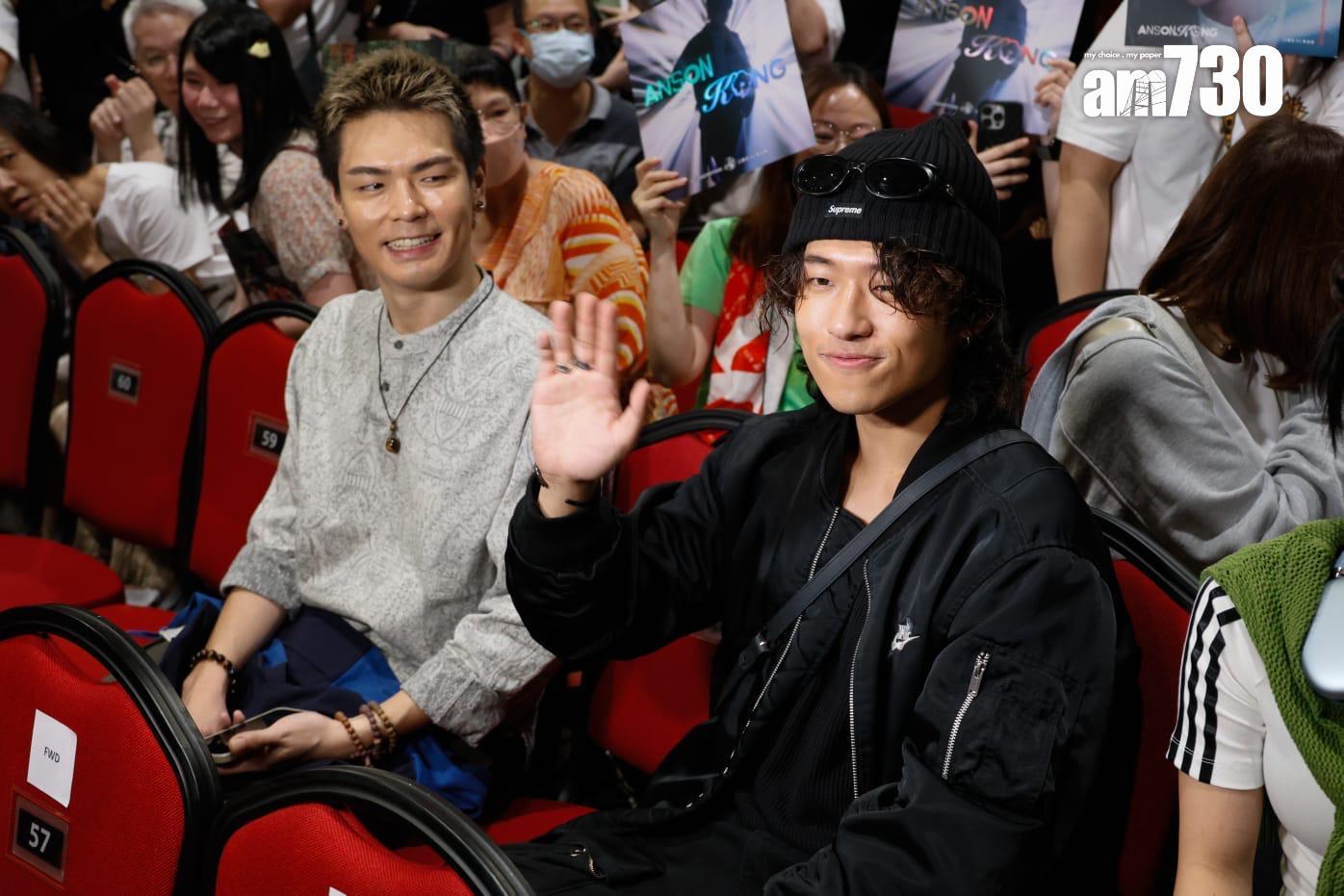 日前ANSONBEAN陳毅燊現身,入場支持AK有份的「夜粥組」演唱會。