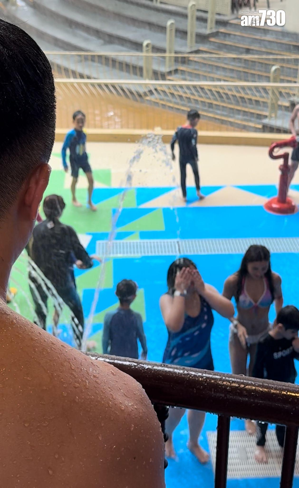 薛影儀下水禮被猛男任射,畫面可以看到她表情勁享受。(娛樂組攝)