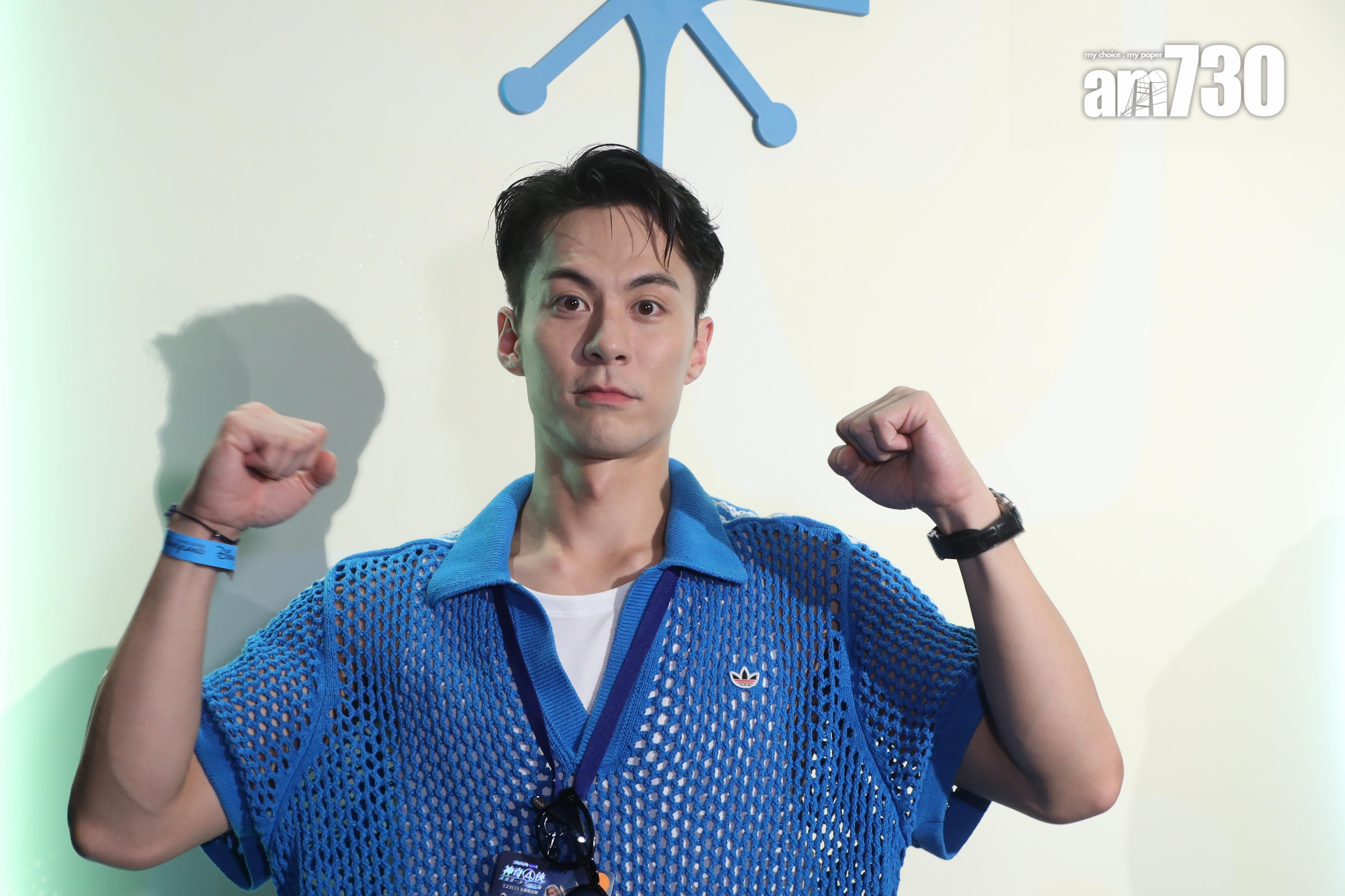 朱鑑然出席《神奇4俠:英雄第一步》在迪士尼舉行的首映禮。(娛樂組攝)