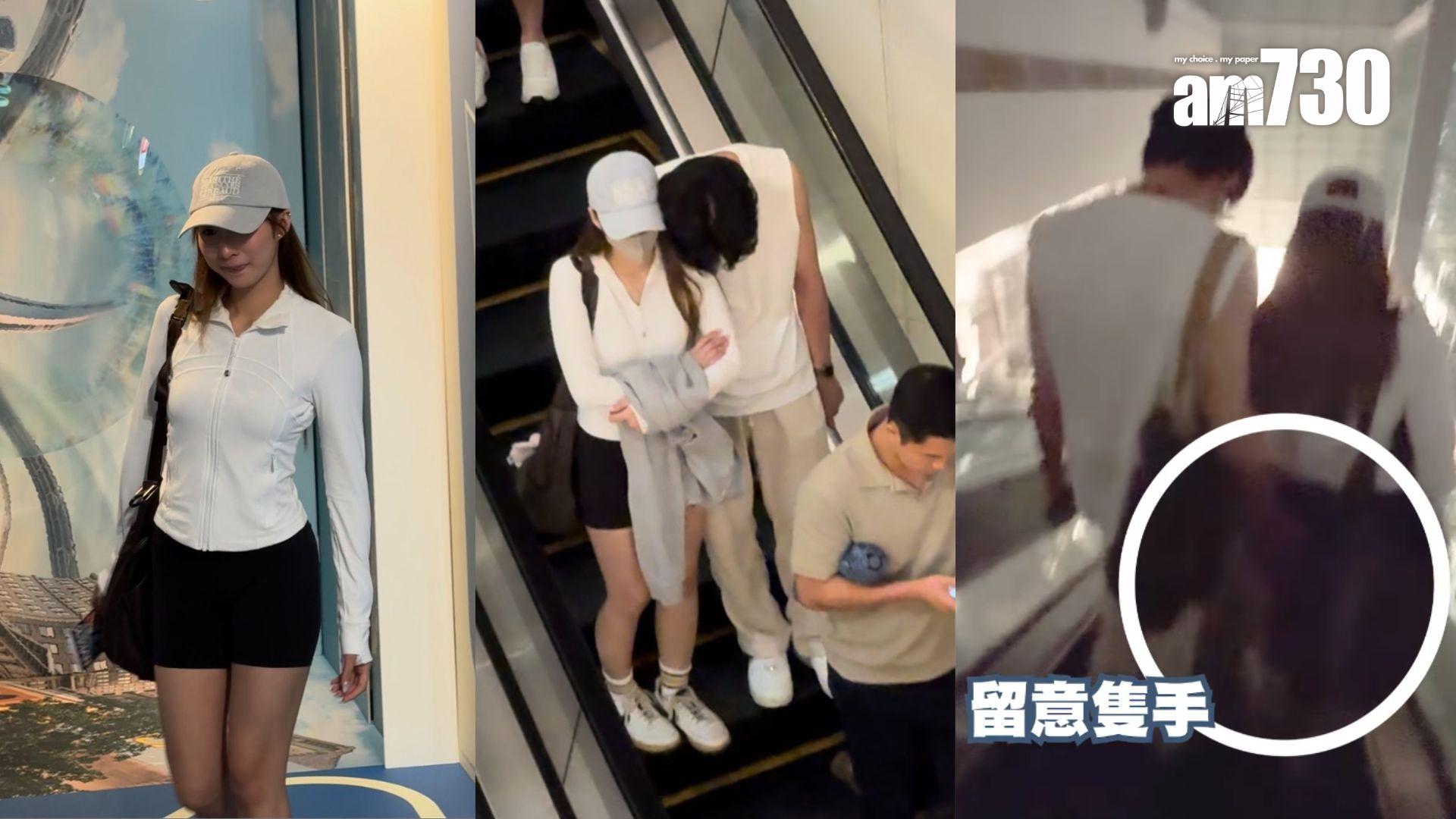 鍾柔美昨晚拍拖睇《神奇4俠:英雄第一步》。 (娛樂組攝)