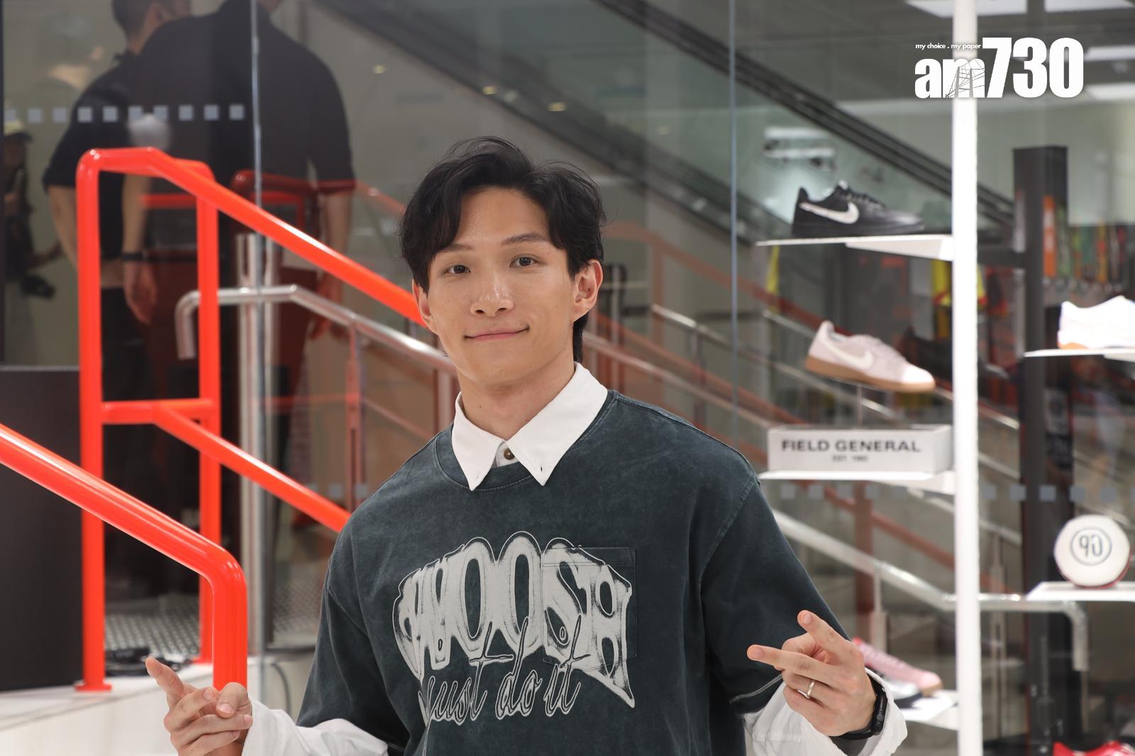 Bboy Think(曾子驊)分享參加ViuTV街舞節目《Dance X Crew》的感受。(娛樂組攝)