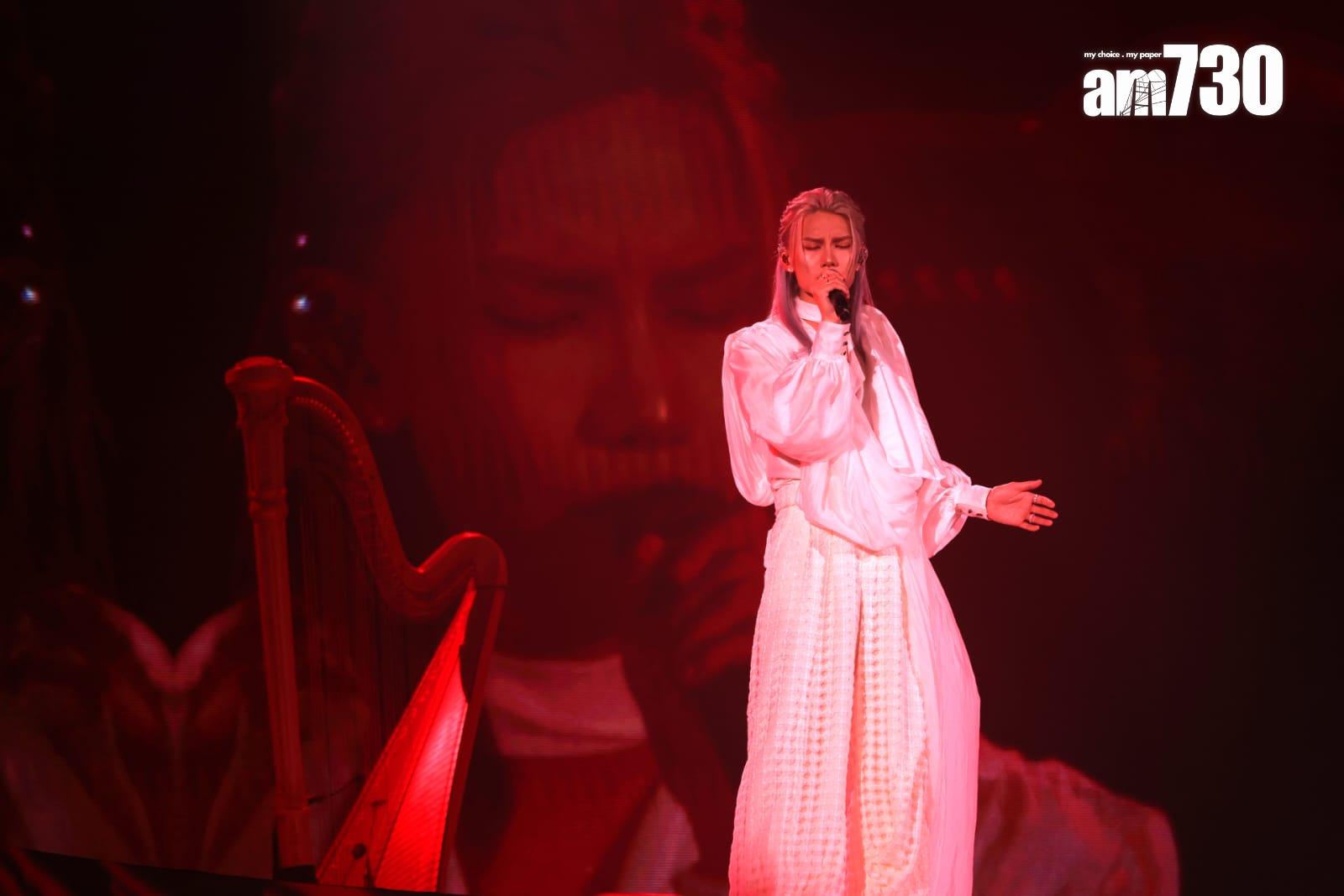 Jeremy李駿傑自言最喜歡《Rise In Love Live 2025》演唱會的長髮仙氣造型。(林俊源攝)