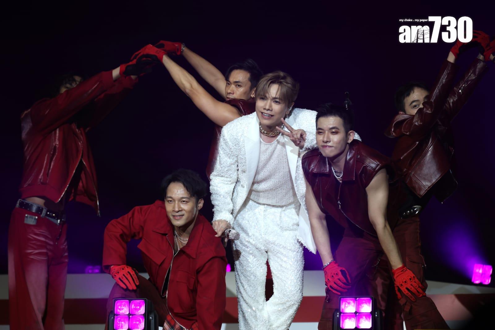 張敬軒唱《櫻花樹下》,自爆中學時的初戀故事。(林俊源攝)